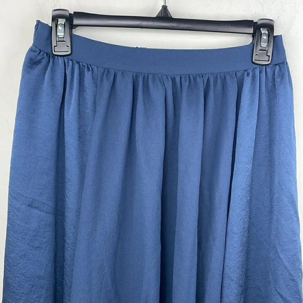 Zara Basics Dark Blue A line skirt size XS